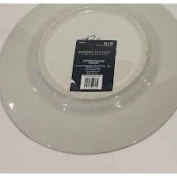Set Of 3 Better Homes & Gardens Forest Scene 11" Dinner Plates Porcelain White & - Picture 8 of 9